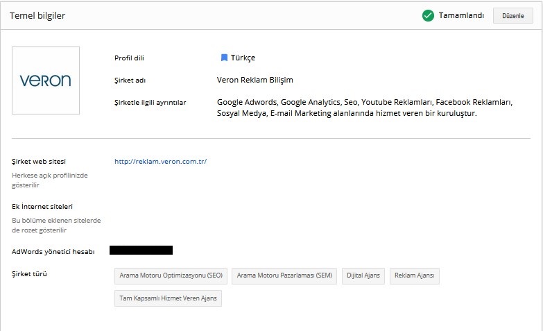 partners şirket profili